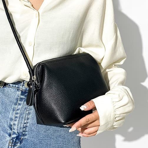Women's Bag Counter Quality Shoulder Crossbody Bag Vintage Niche Phone Bag Top Layer Cowhide Autumn New Small Square Bag
