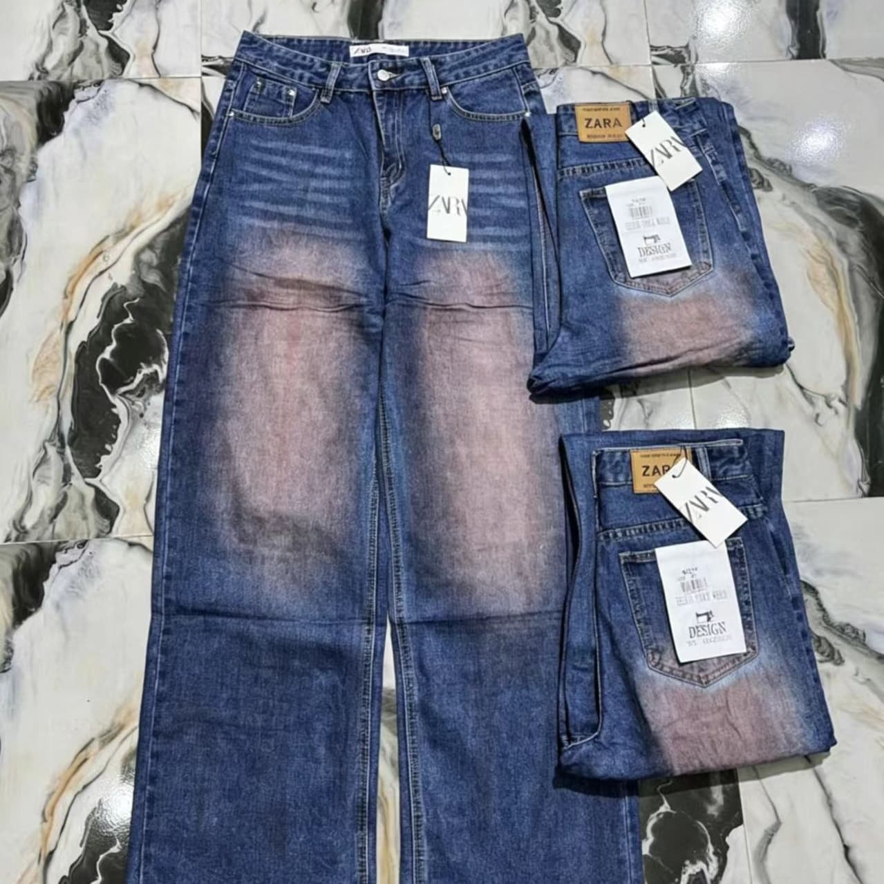 Women's jeans wholesale straight-leg retro jeans available