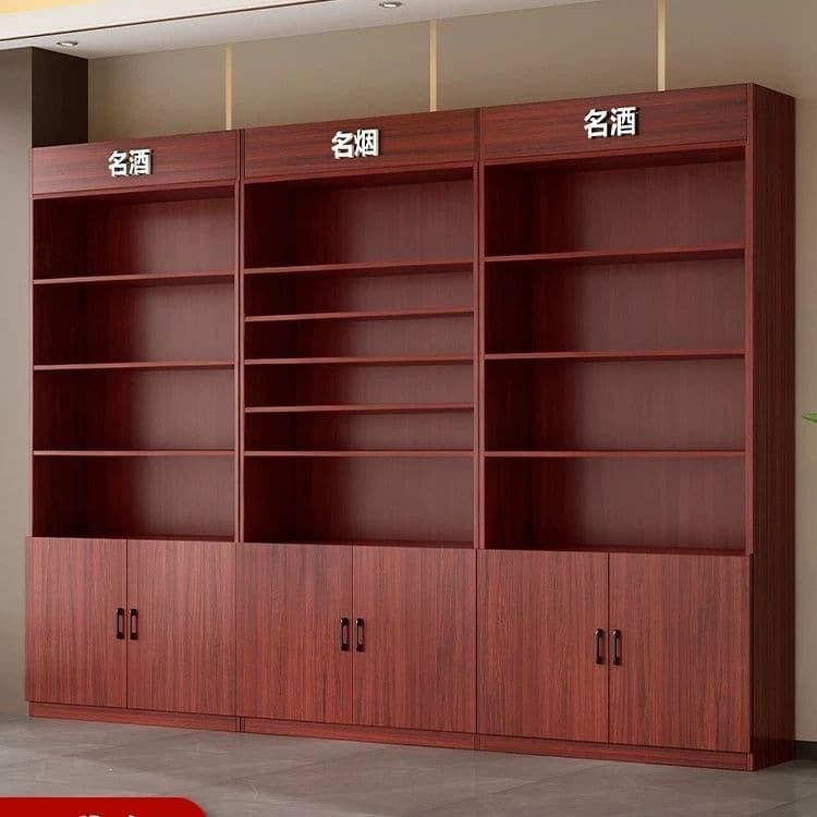 New Yantai Cabinet Supermarket Store Cigarette and Alcohol Integrated Display Cabinet Convenience Store Wine Cabinet