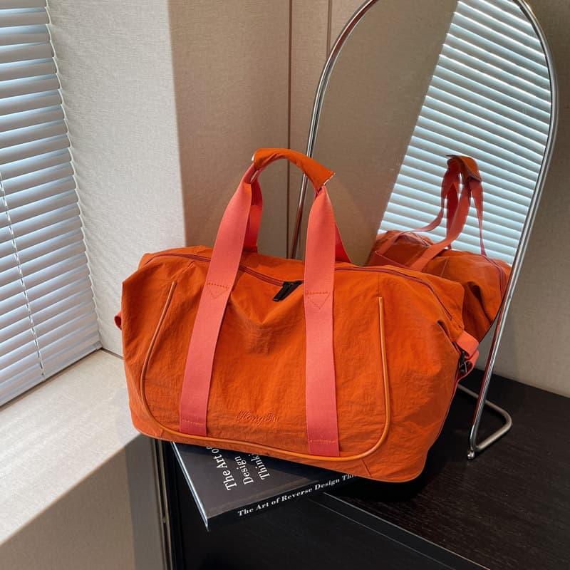 Cross-border new large-capacity travel bag, multi-functional lightweight portable yoga bag, short-distance business trip set, trolley luggage bag