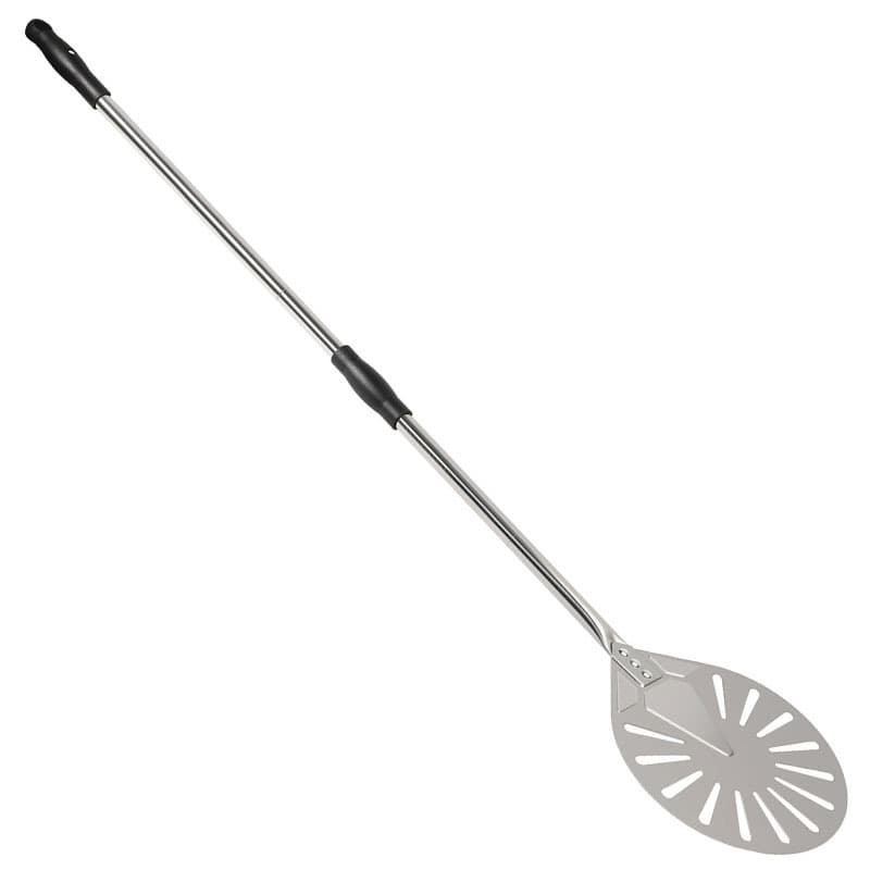 Amazon 9-inch round stainless steel pizza shovel detachable punching flip shovel pizza oven shovel pizza peel