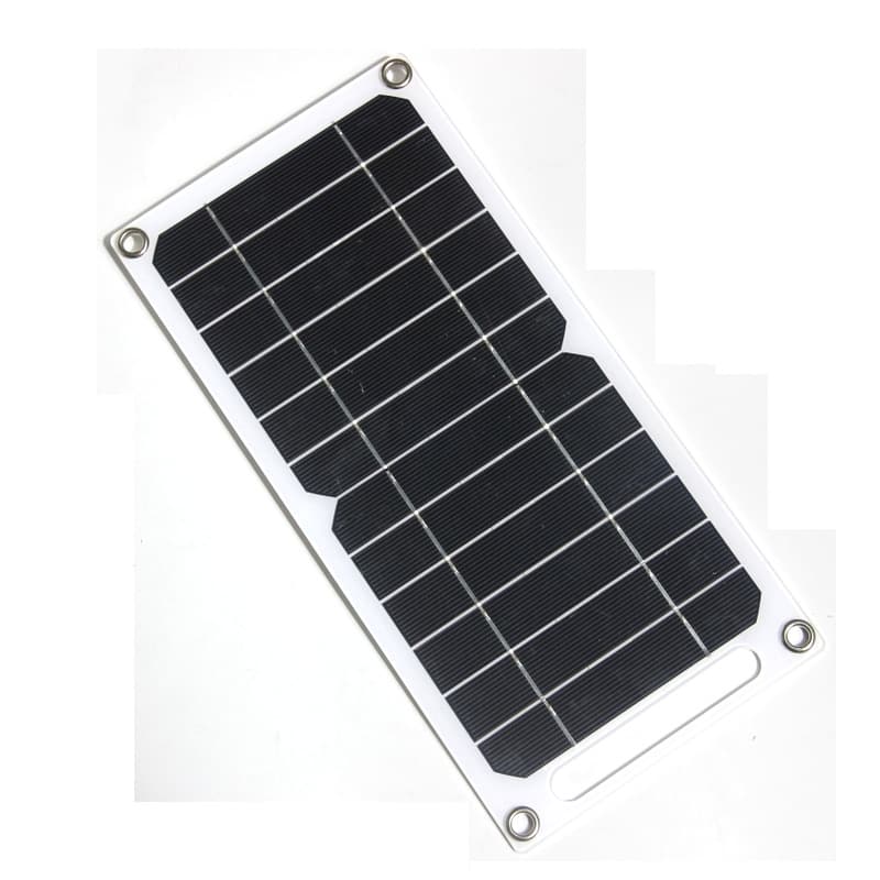 6W 10W 5V Outdoor Solar Phone Charging Panel, Flexible Solar Panel Backpack Charger