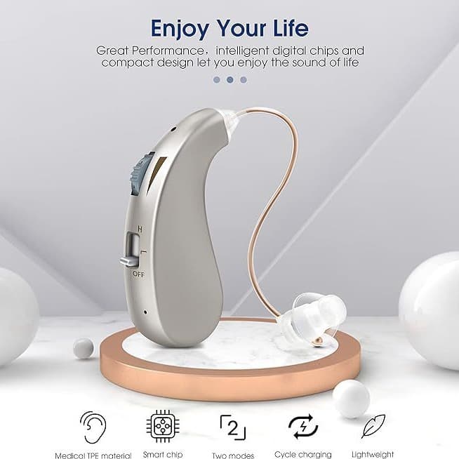 Original USB direct charging behind-the-ear hearing aid sound amplifier for the elderly Hearing Aid cross-border English version