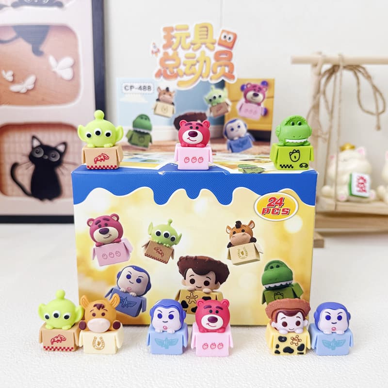 Toy Story Cute Blind Box Cute Resin Cartoon Children's Surprise Dismantling Blind Bag Decoration Small Ornaments