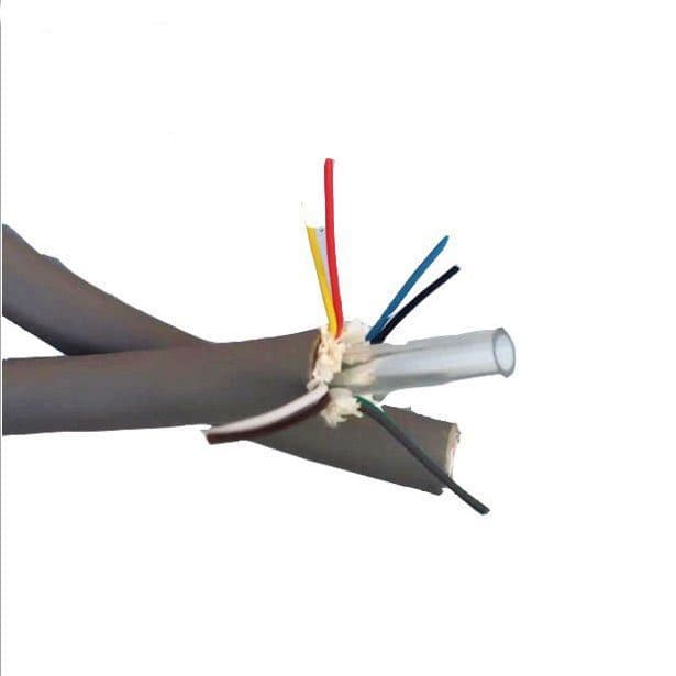 Manufacturer supplies silver-plated copper shielded signal cables, medical robot air ducts, and flexible pneumatic-electric hybrid cables.