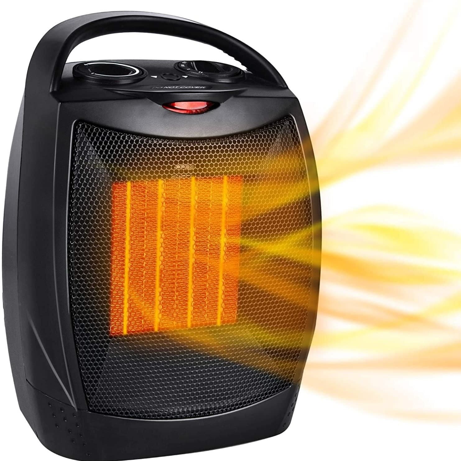 PTC Ceramic Fan Heater for Home Use, Bathroom Dual-Purpose Portable Heater, Factory Wholesale