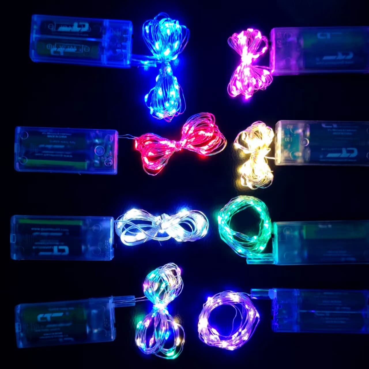 No. 5 battery type copper wire bubble ball LED string light for festivals, night lights, LED colored string lights, romantic decorative lights