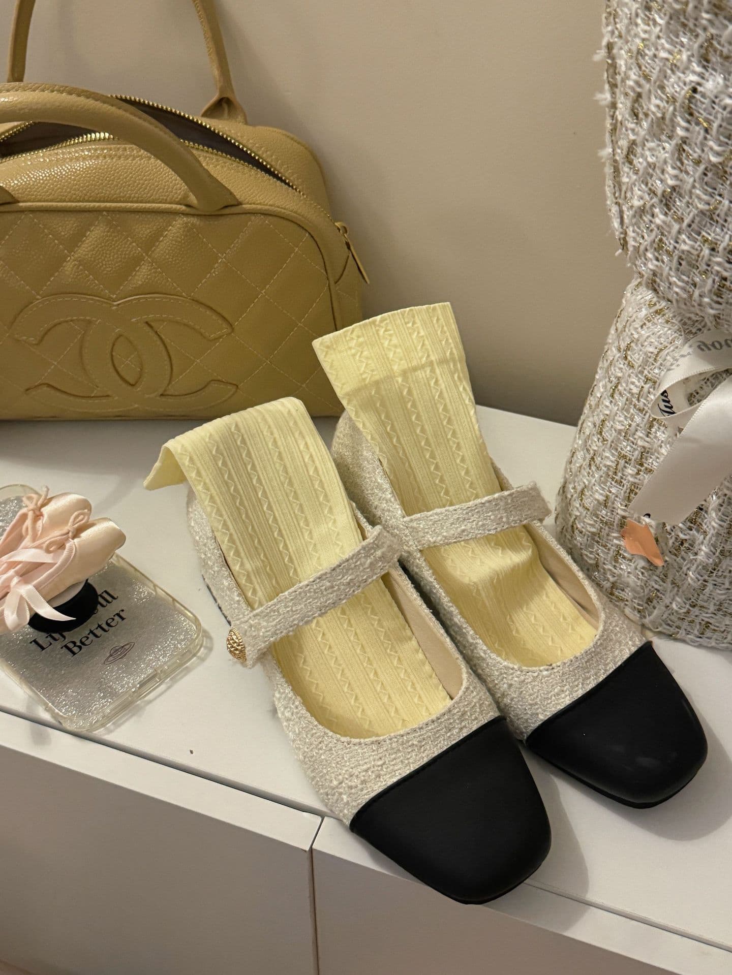 AMUSIVE Summer Socks Women Thin Comfortable Breathable Velvet Ballet Style Wave Pattern Japanese Style White Stockings