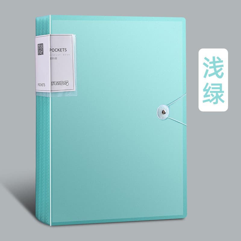 A4 Folder Organizer, Semi-Transparent Flip Page Insert, Multi-Function File Folder for Documents, Test Papers, and Certificates