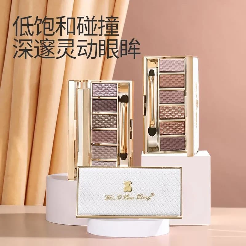 Winnie Bear Light Luxury Fantasy Six-Color Multi-Use Eyeshadow Palette