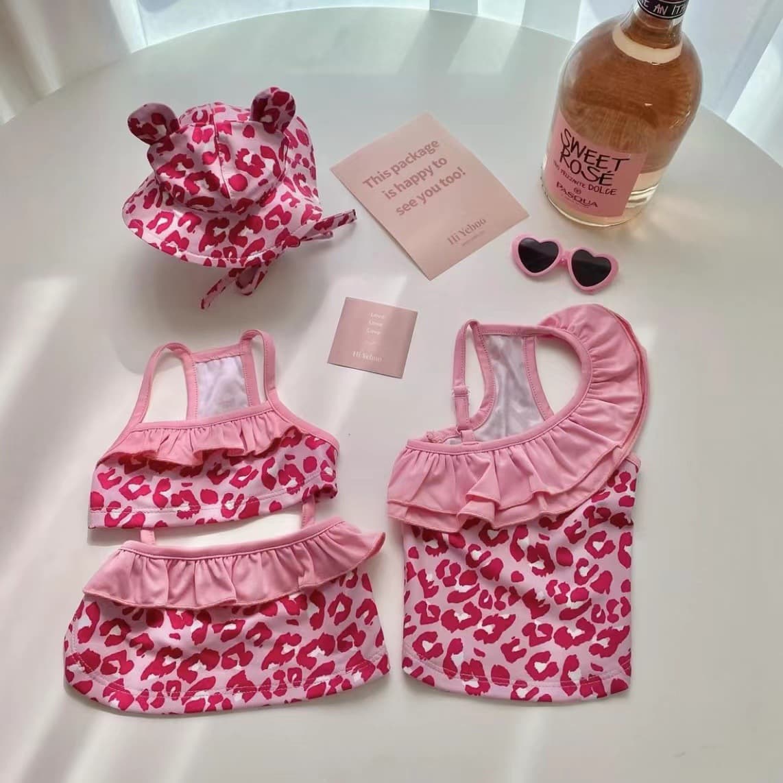 New Pet Swimsuit Cat Transformation Outfit with Swim Cap, One-Piece Halter Bikini, Dog Vest Swimsuit Cat Clothing