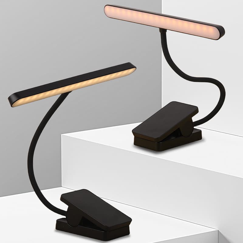 Rechargeable Music Stand Light LED Eye-Caring Sheet Music Light Score Light Reading Light Clip-On Light for Guitar Piano