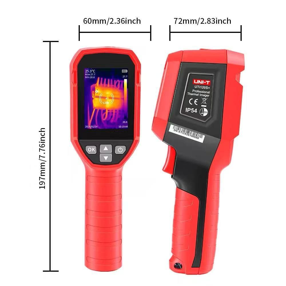 New UNI-T UTi120S Handheld Infrared Thermal Imager HVAC Pipeline Automotive Inspection Industrial Thermal Camera