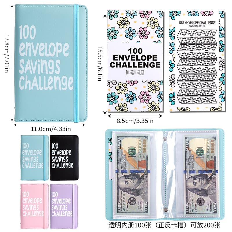 TEMU’s popular 100 Days Money Saving Envelope BudgetStorage Book