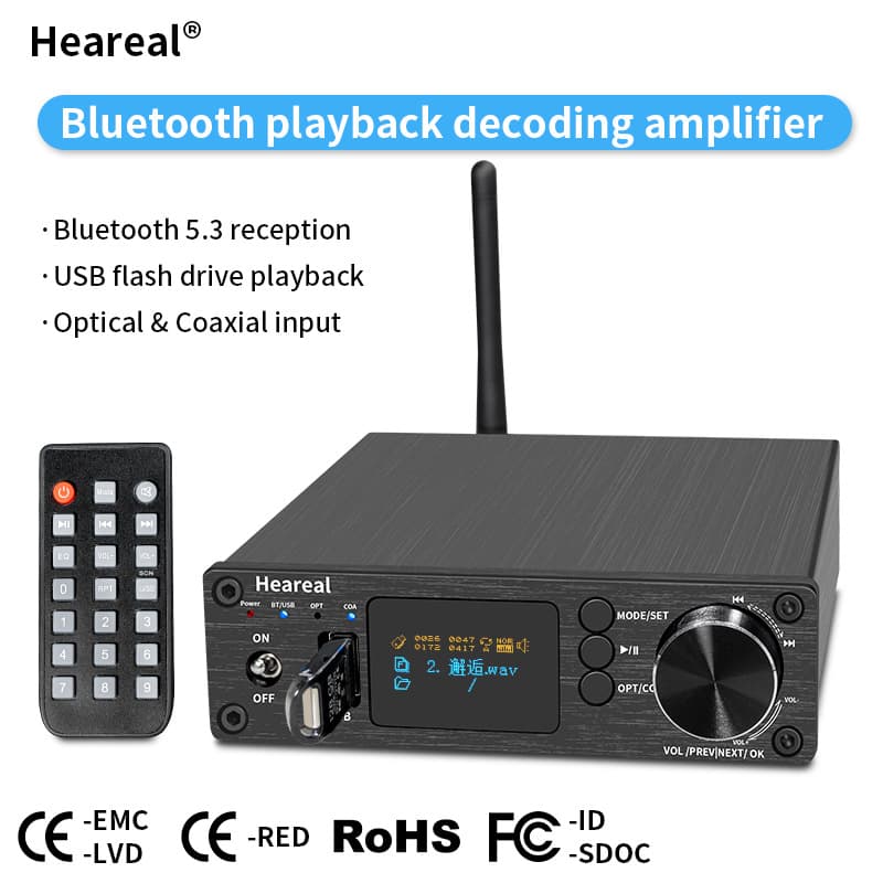 Heareal Bluetooth receives USB flash drive playback ES9018