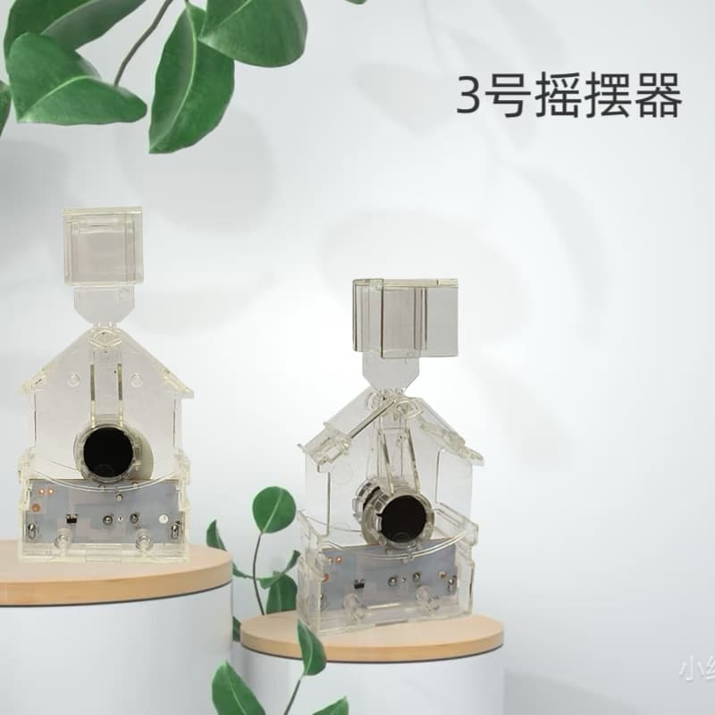 POP transparent wobblers, cartoon car-mounted left-right wobblers, shake fun acrylic desktop automatic nodding ornaments
