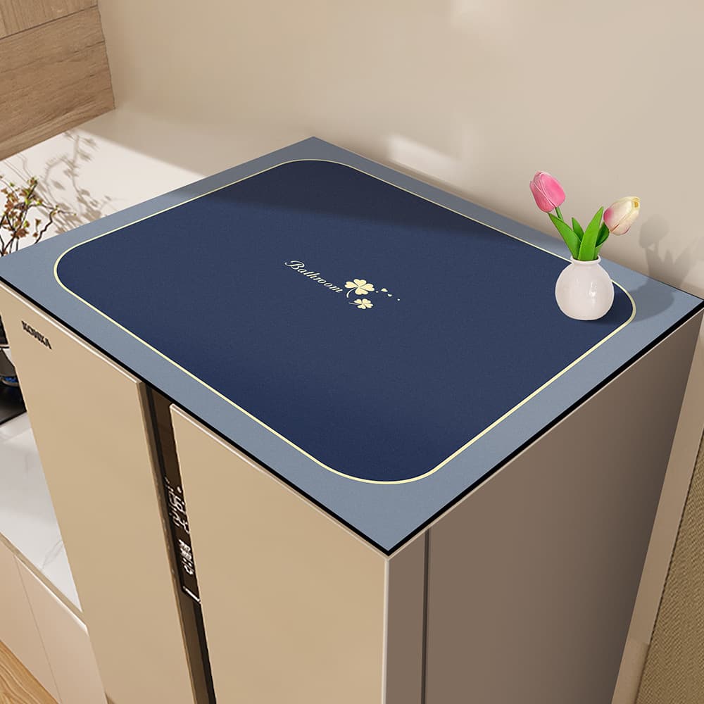 Refrigerator Dust Cover Cloth 2025 New Style Single and Double Door Top Cover Towel Washing Machine Cover Pad Single Door Dust-Proof and Water-Absorbent