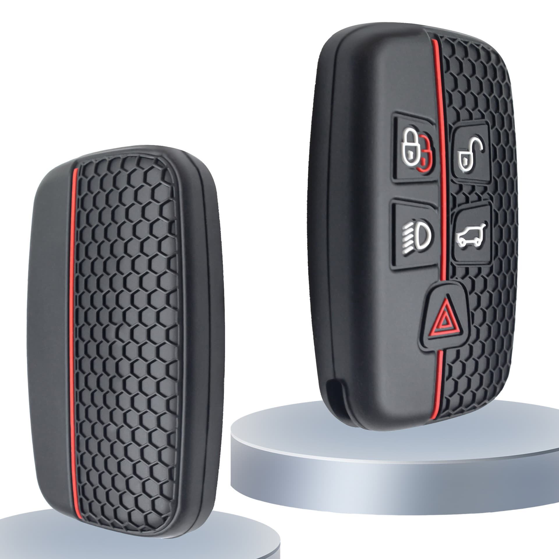 Honeycomb silicone remote protective case for Land Rover, Saab, Chery, Renault and other foreign car key fobs wholesale