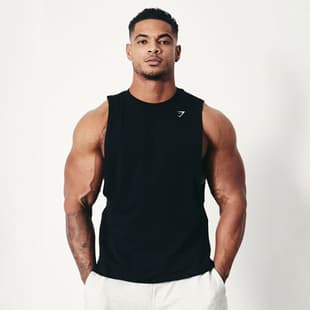 Summer GYM Muscle Fitness Tank Top for Men Cotton Top Outdoor Running Sports Breathable Sleeveless Wide Shoulder Strap
