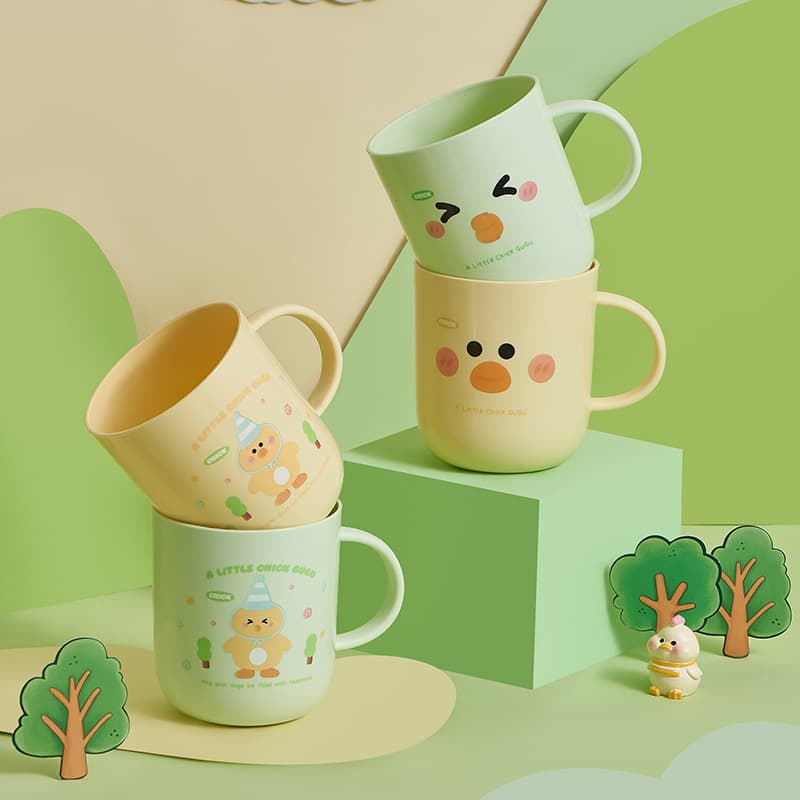 Wholesale Cute Kids Cup Children's Mouthwash Cup Plastic Cartoon Washing Cup Gift Children's Water Cup Duck Lulu Toothbrush Cup