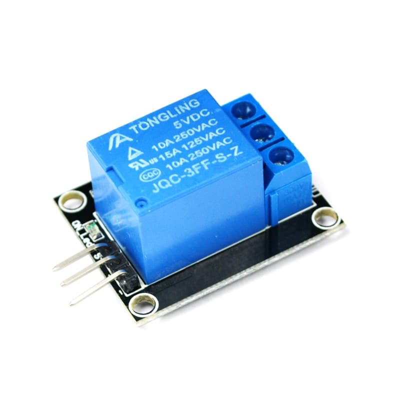 Risym 5V Relay Module, 1-channel 5V Relay Expansion Board, Small Size, High-Level Trigger.