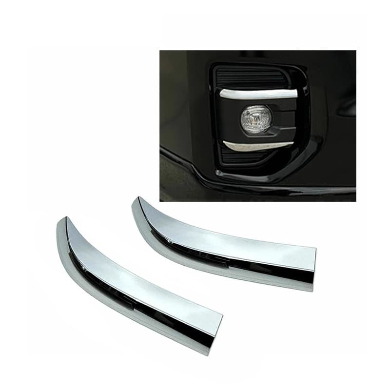 Suitable for Toyota Hiace 200 Series HIACE 2021-2025 fog lamp eyebrow trim strip fog lamp electroplating trim strip