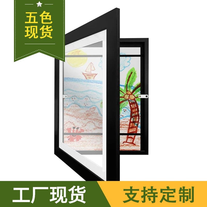 Home Decorative Painting Frame Wooden Carved Corner Design Suitable For Living Room Bedroom Office