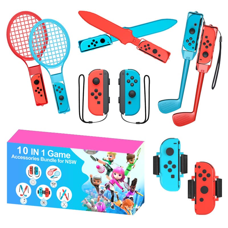 Switch 10-in-1 Motion Sports Set Switch Sports Game Joycon Kit Accessories