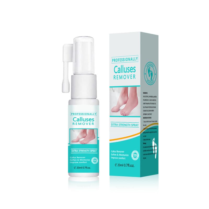 Foot Exfoliating Spray for Dead Skin Removal, Cleansing, Nourishing, and Moisturizing Foot Skin External Care