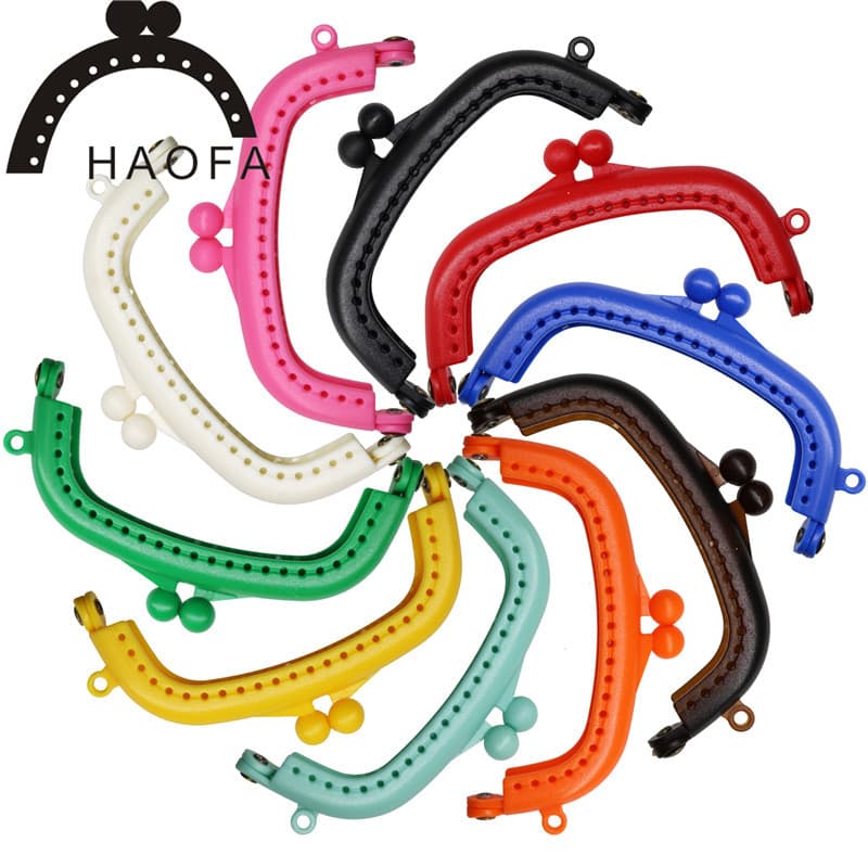 Special Promotion: Single Ear 8.5CM Curved Plastic Frame, Candy Color Resin Frame, Macaron Color Bags