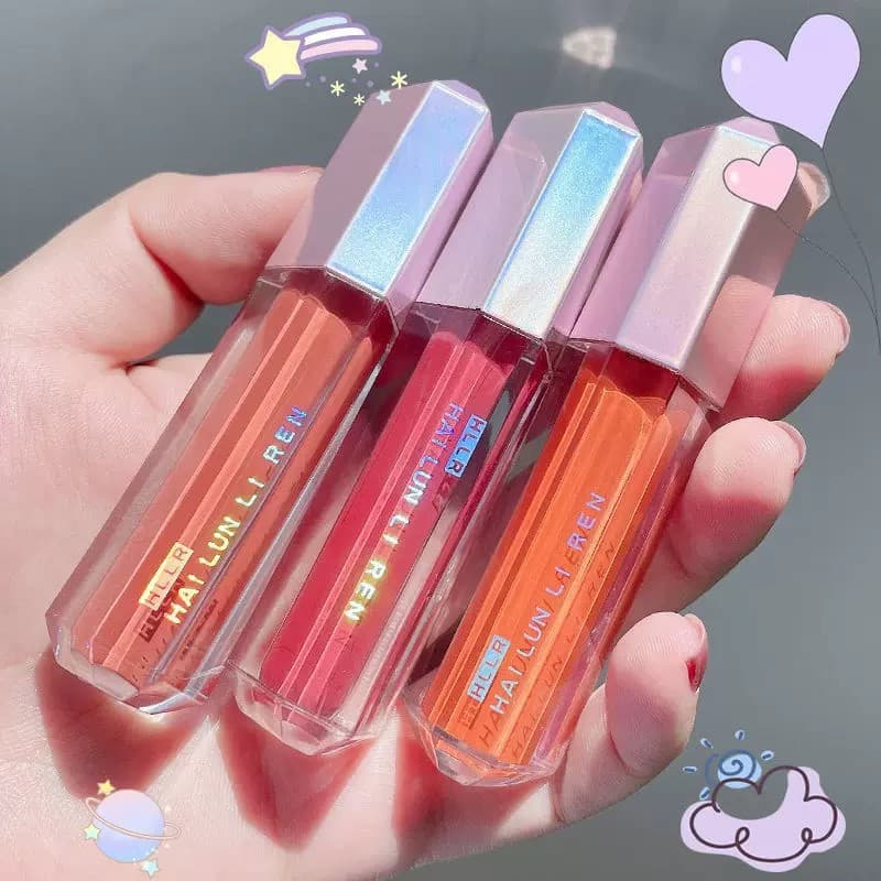 Helen Beauty Pink Diamond Velvet Lip Glaze Matte Lip Mud Matte Matte Lipstick Long-lasting Whitening and Not Easy to Stick Lip Glaze