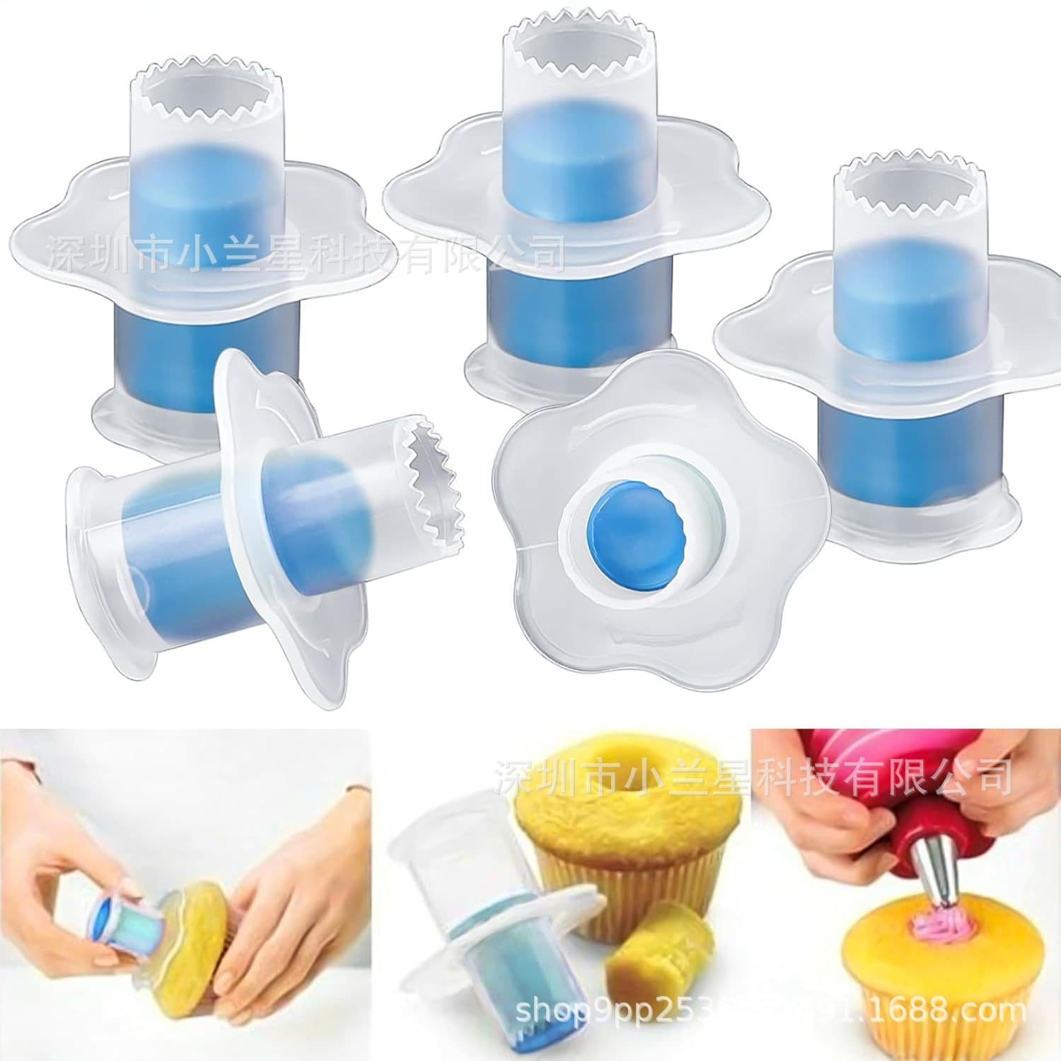 Cross-border Bestseller Cupcake Corer Cake Hole Puncher Pastry Core Remover DIY Creative Baking Mold