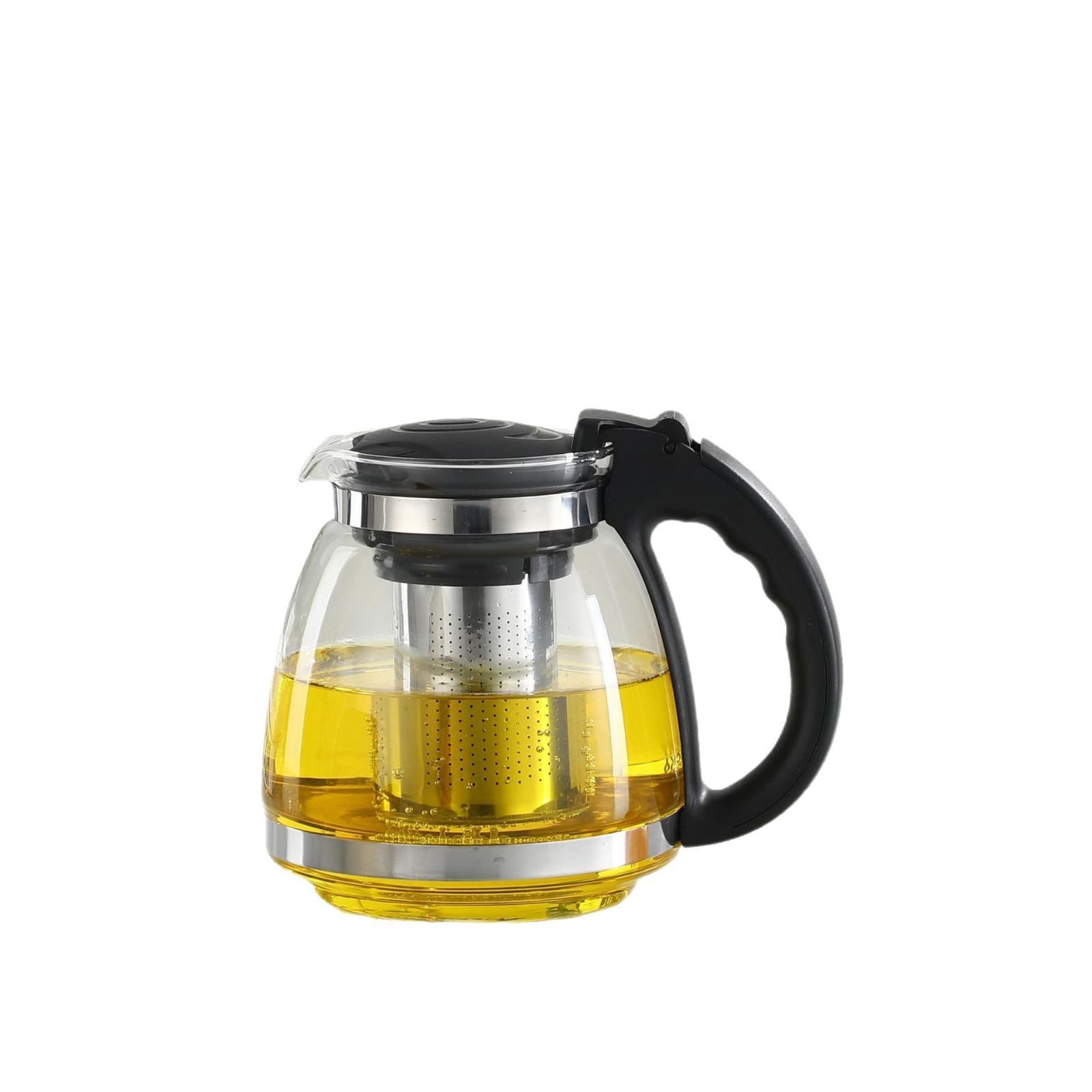 Large Capacity Glass Teapot Kung Fu Tea Pot Household Kettle Single Pot Heat-Resistant Filter Tea Infuser Flower Tea Set