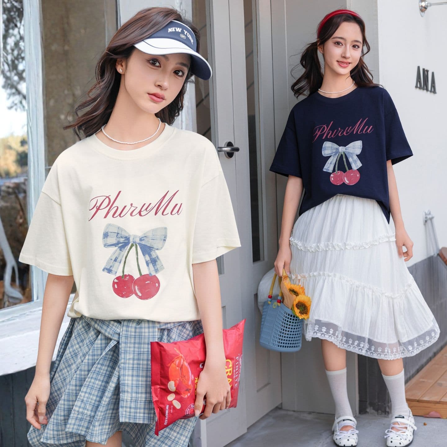 Junior High School Girls' Summer Clothing, Large Size Loose Short-Sleeved T-Shirts, Breathable Round-Neck Half-Sleeved Youth Student Clothing, Trendy