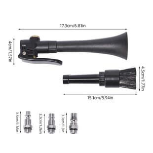 Tornado Dust Blower Gun for Car Interior Cleaning, Air Vent Gun, High Pressure Pneumatic Blow Gun for Cross-Border Sales