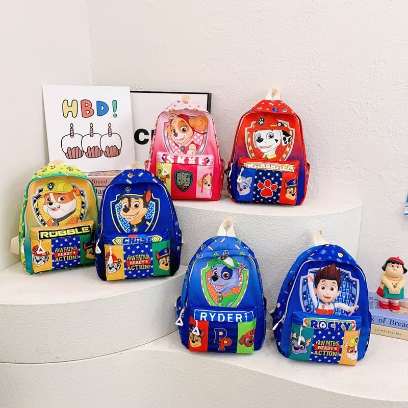 Cross-border wholesale Paw Paw Team 2025 new large-capacity kindergarten backpack 3-5 years old boys and girls casual schoolbags