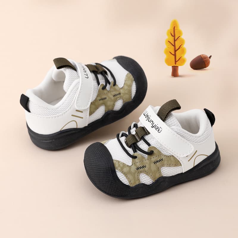2025 New Walking Shoes, Infant Soft-Soled Non-Slip for Spring/Autumn, Boys' Breathable Shoes, Girls' Sports Children's Shoes with Anti-Slip Heel