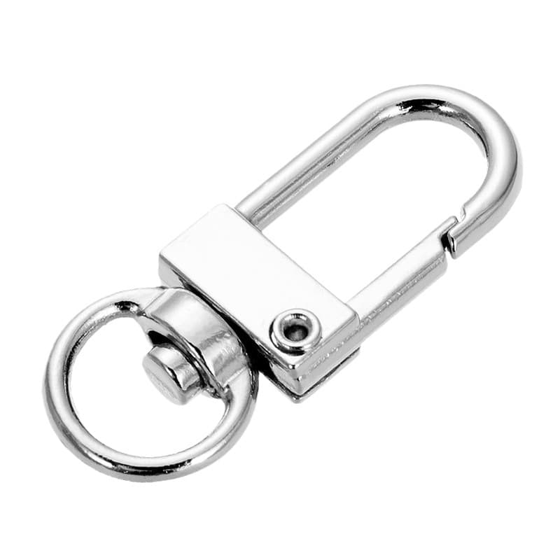 Zinc alloy door latch keychain bag chain buckle alloy hook metal hardware accessories creative LED light buckle