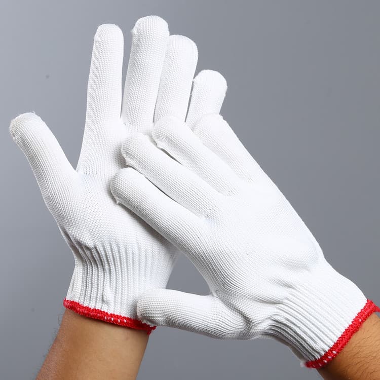 Manufacturer nylon gloves 500g 900 non-slip wear-resistant 1 catties line gloves hand labor protection gloves construction site gloves