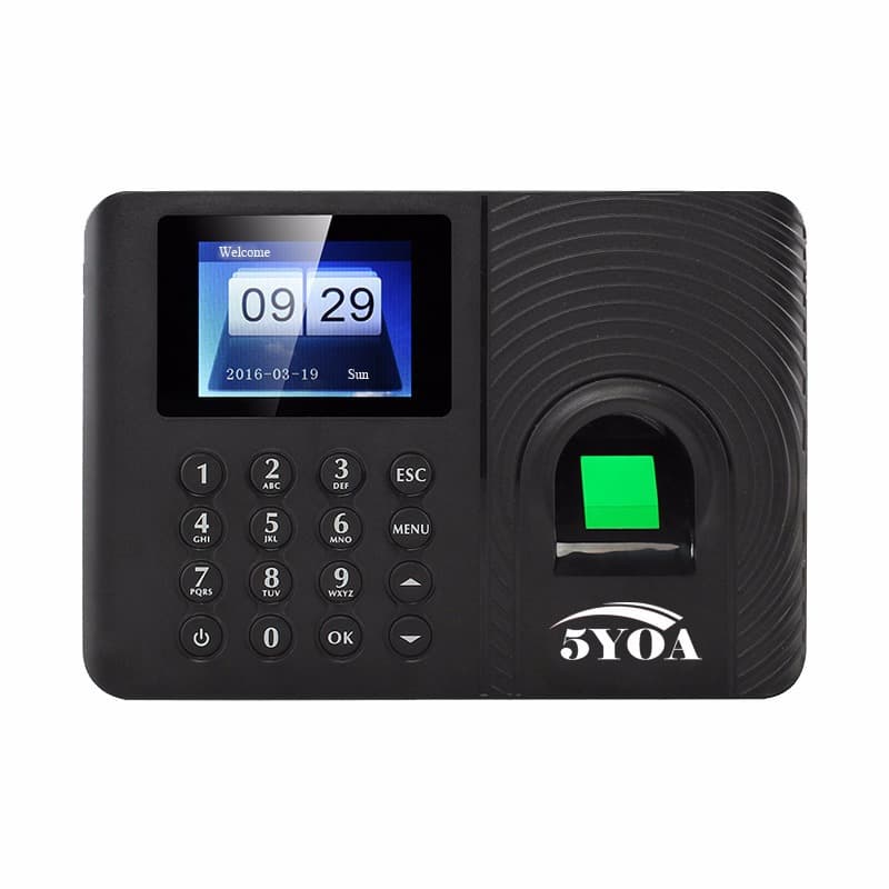 Fingerprint Attendance Machine A10 with Password Recognition and English Interface for Clock-in and Sign-in