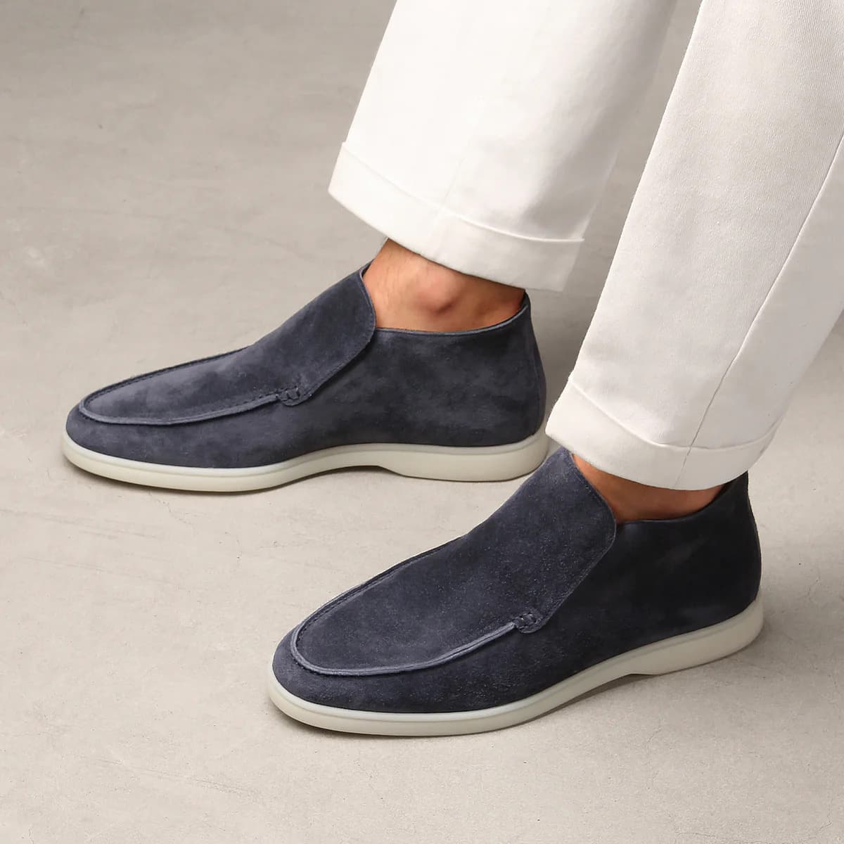 2024 Amazon Cross-Border Export New European American Men's Loafers British Lightweight Driving Shoes Size 48