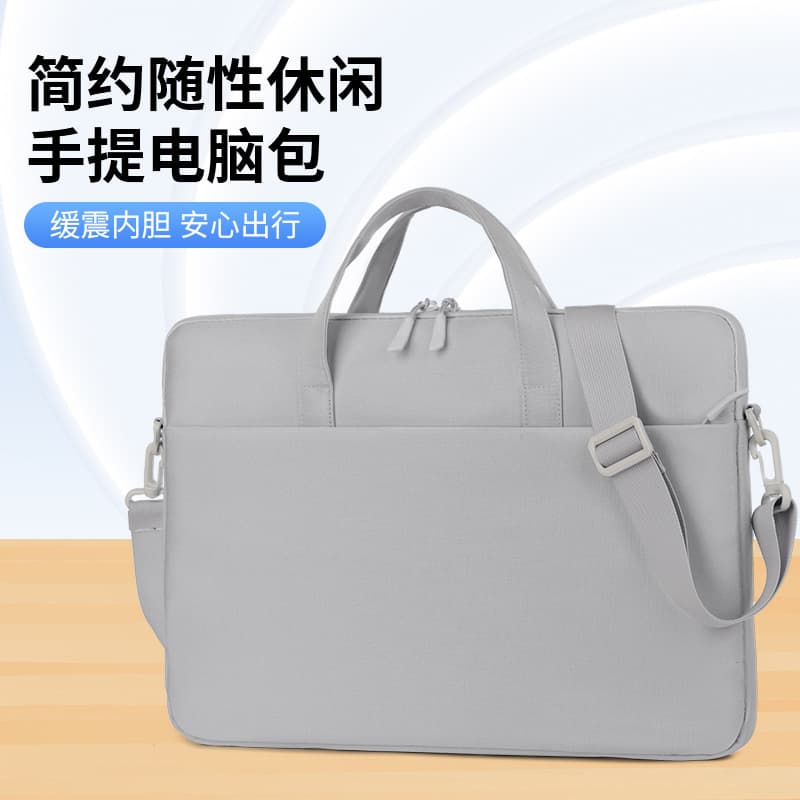 Unisex Laptop Bag Large Capacity Full Airbag Protection Handbag Shoulder Crossbody Business Briefcase