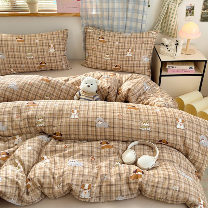 Class A Single Duvet Cover, Double-Layer Gauze, 150x200x230 cm, 100% Cotton, Dormitory Twin Gauze Single Piece