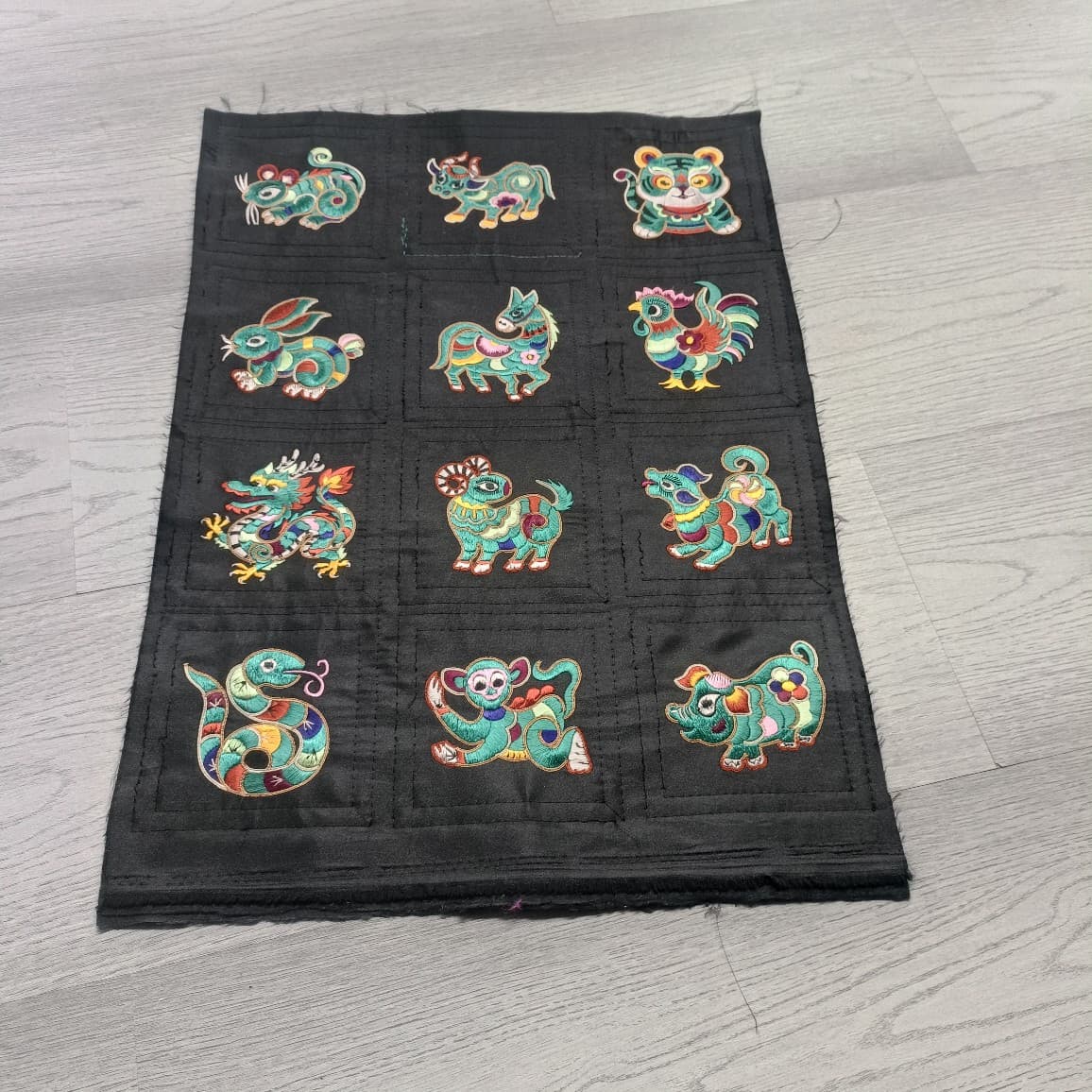 Ethnic minority cultural and creative embroidery twelve zodiac series
