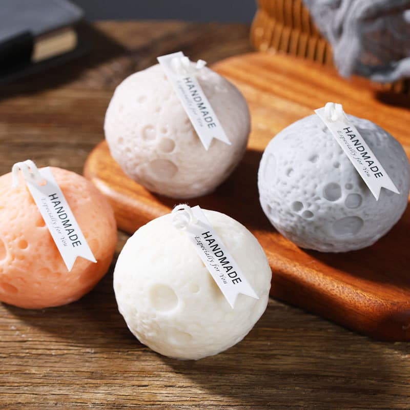 Planet-shaped Candle Earth Candle Moon Creative Candle Photography Prop Home Decoration Candle Aromatherapy