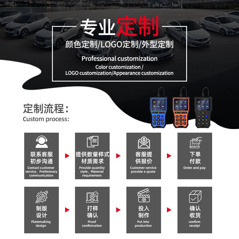 YM529 Car Engine Fault Diagnostic Tool Battery Test Automotive Diagnostic Scanner OBD2 Tester