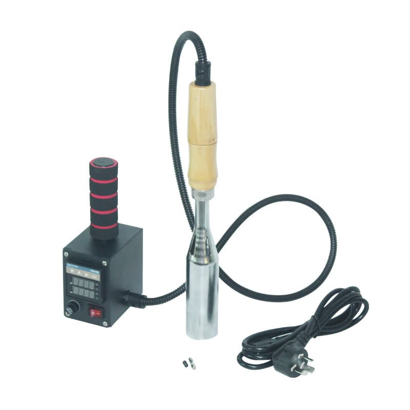 300W Handheld Hot Stamping Machine 4*4cm Copper Die Gold Foil Stamping Machine for Leather Wood Crafts Logo Printer