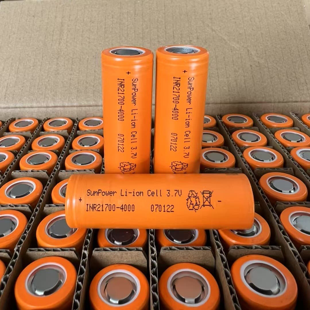 SunPower 21700 lithium battery 4000mAh, powering 10C drones, power tools, and hammer drills.