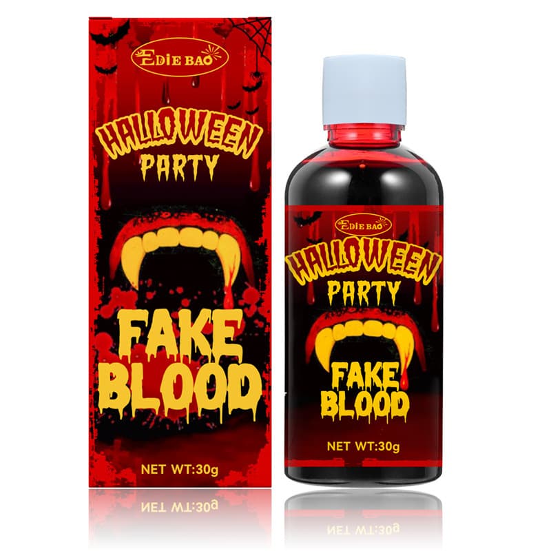 Ediebao Cross-border Halloween Movie Cosplay Prop Realistic Vampire Fake Blood Prank