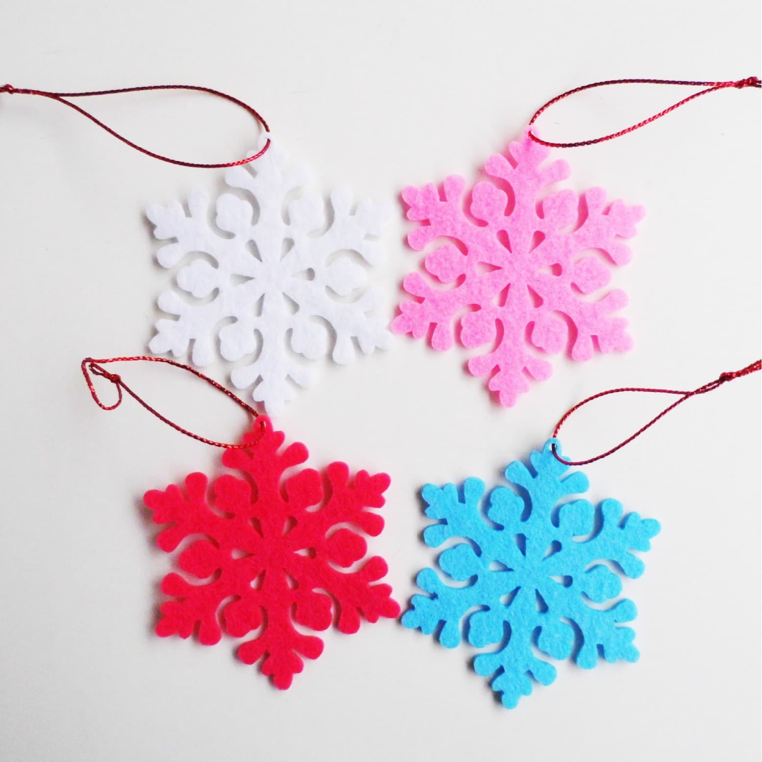 Factory Direct Non-Woven Christmas Decoration Snowflake Hanging Felt Custom Christmas Supplies Snowflake Ornament
